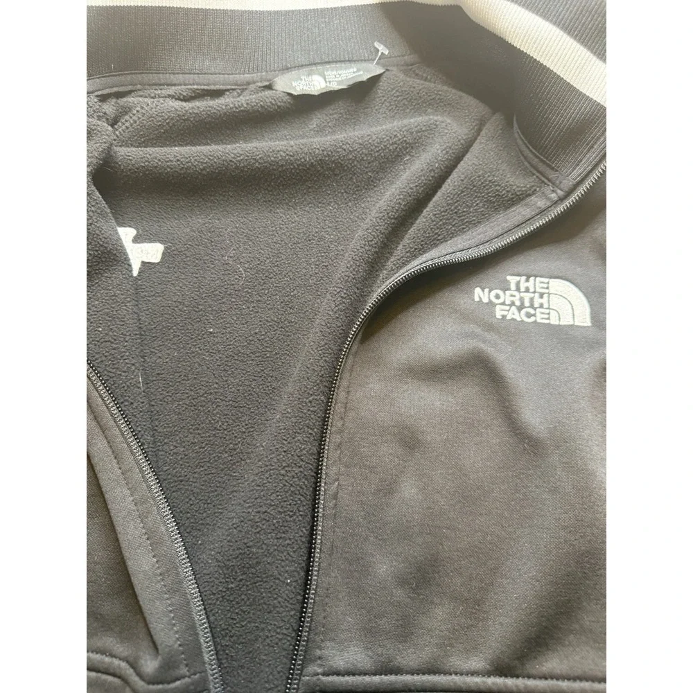 The North Face Men Takeback Track Jacket Full Zip Coat Jacket NWOT Black White